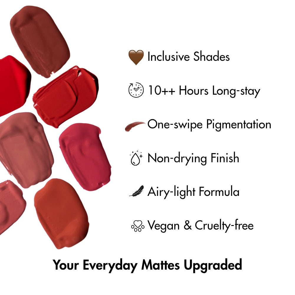 Long-Lasting matte liquid lipstick