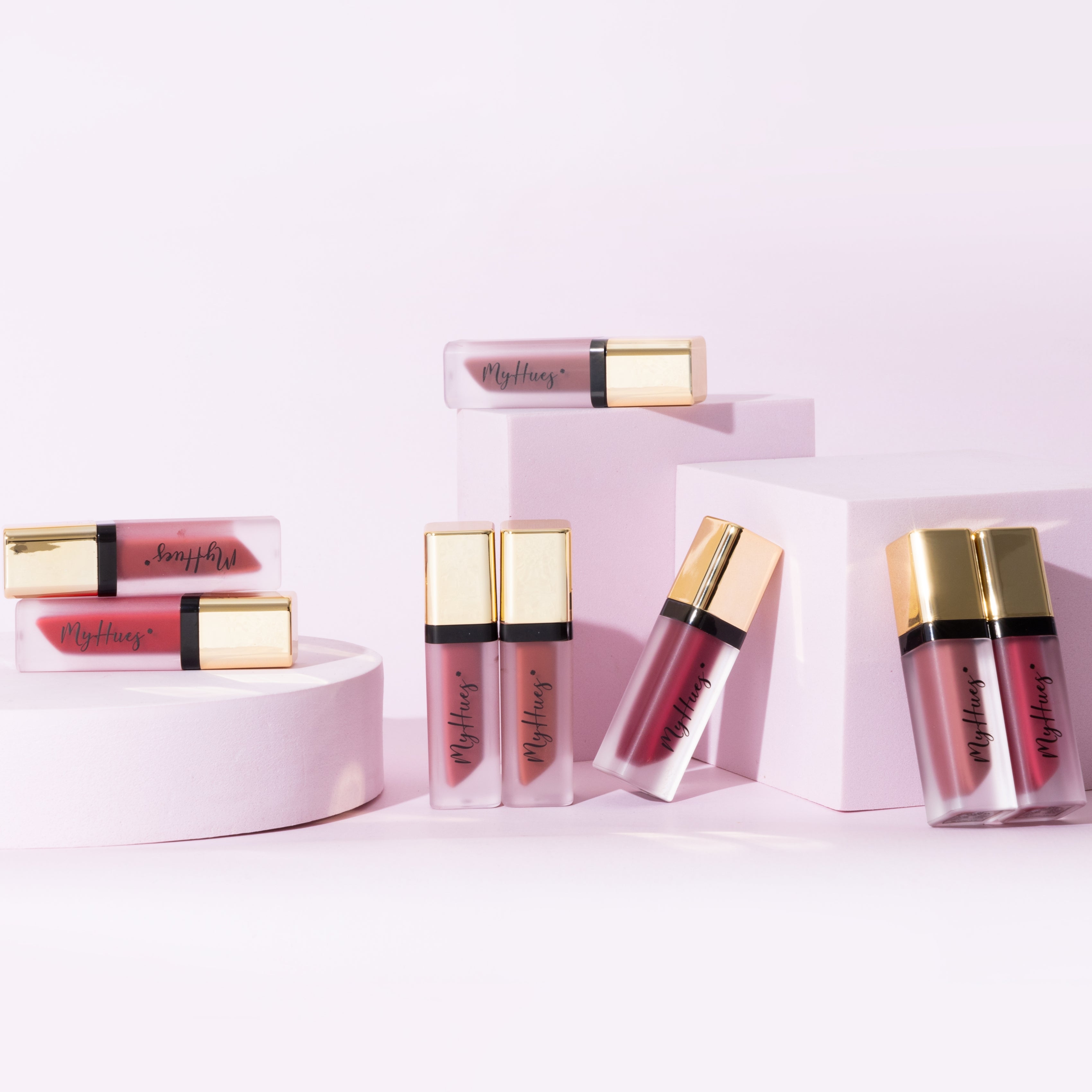 MyHues Lip Comfort Matte Liquid Lipsticks (Combo of 8 Shades)
