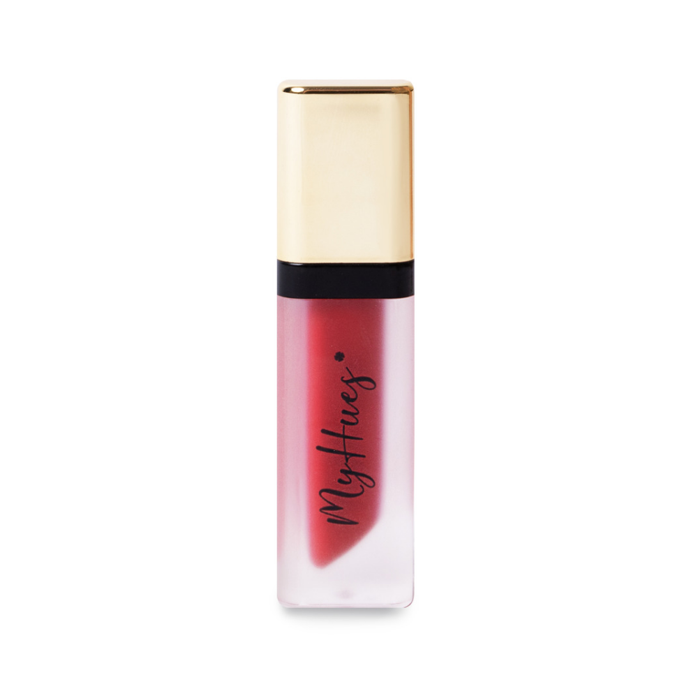 MyHues Lip Comfort Matte Liquid Lipstick Saanjh (Venetian Red)