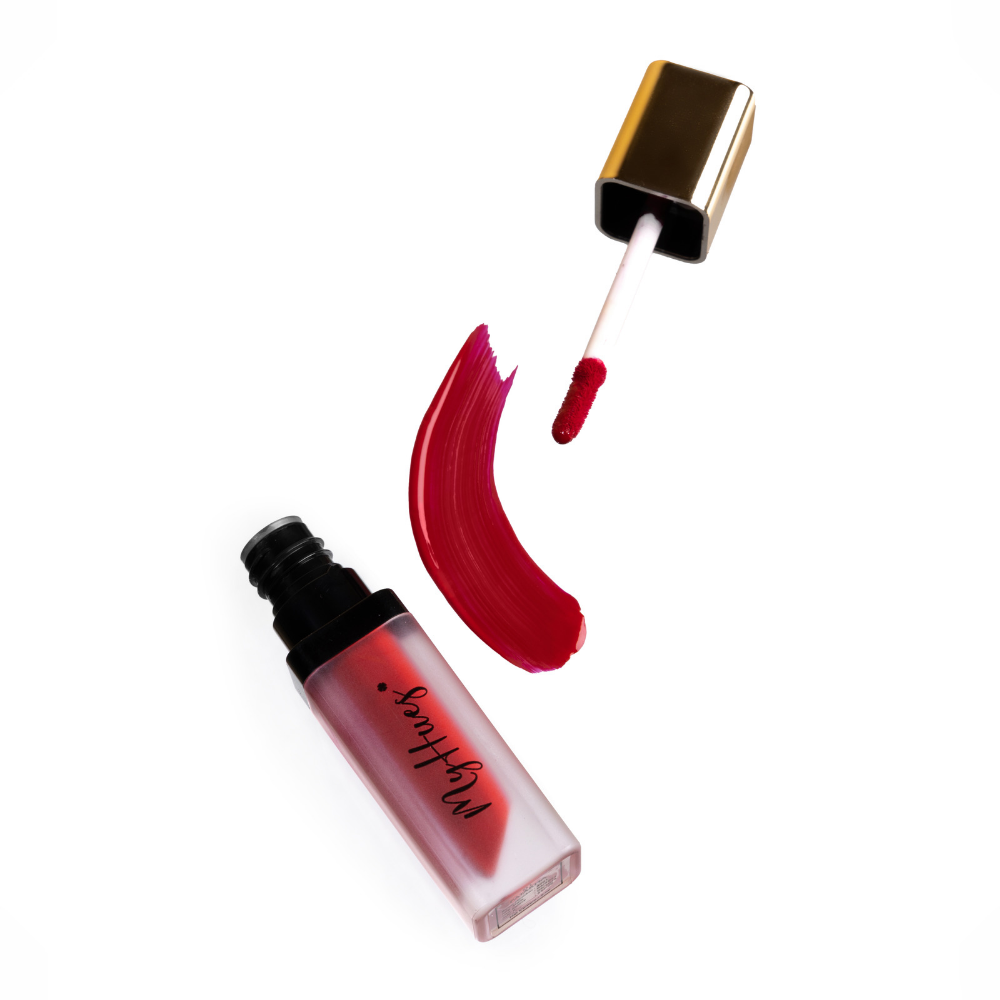 MyHues Lip Comfort Matte Liquid Lipstick Saanjh (Venetian Red)