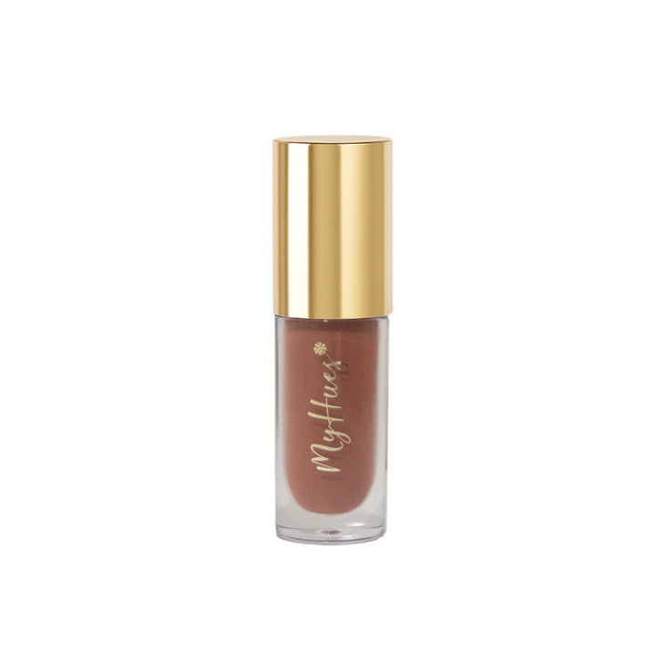 HyGlow Lip Elixir Diya (Burnt Terracotta Brown) — Lip Oil + Lip Gloss in 1