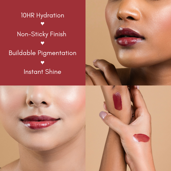 Best pink Lip gloss for dusky skin tone