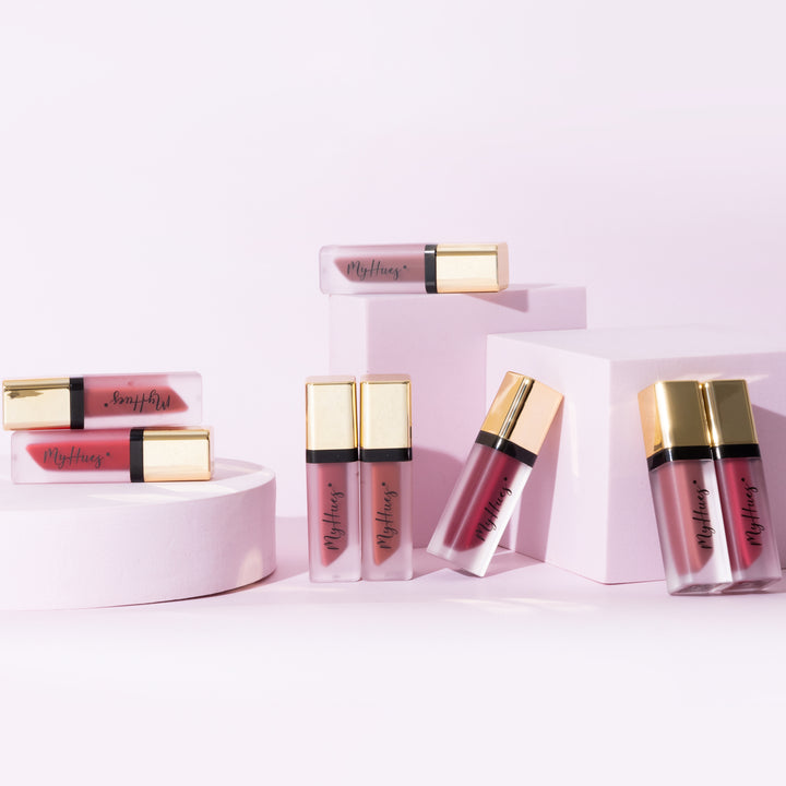 Lip Comfort Matte Liquid Lipsticks (Combo of 8 Shades)