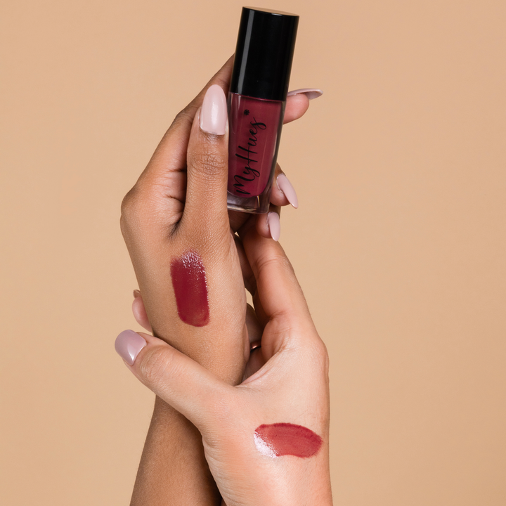 HyGlow Lip Elixir Yana (Warm Rose Pink) — Lip Oil + Lip Gloss in 1