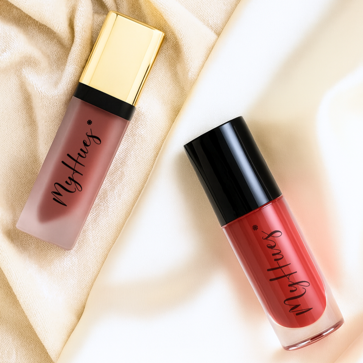 Lip Elixir & Matte Liquid Lipstick Duo (5ml each)