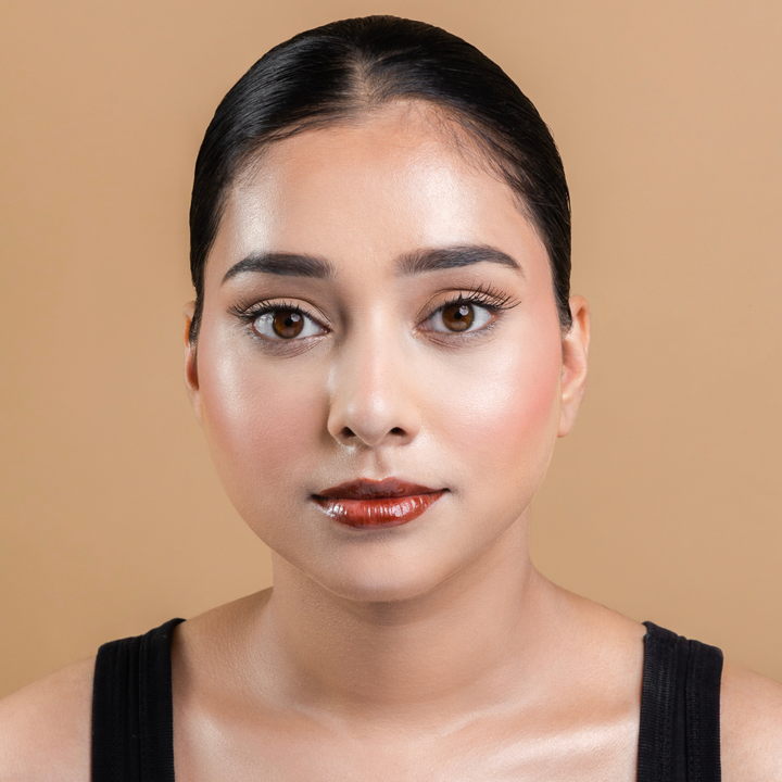 HyGlow Lip Elixir Amya (Caramel Brown) — Lip Oil + Lip Gloss in 1