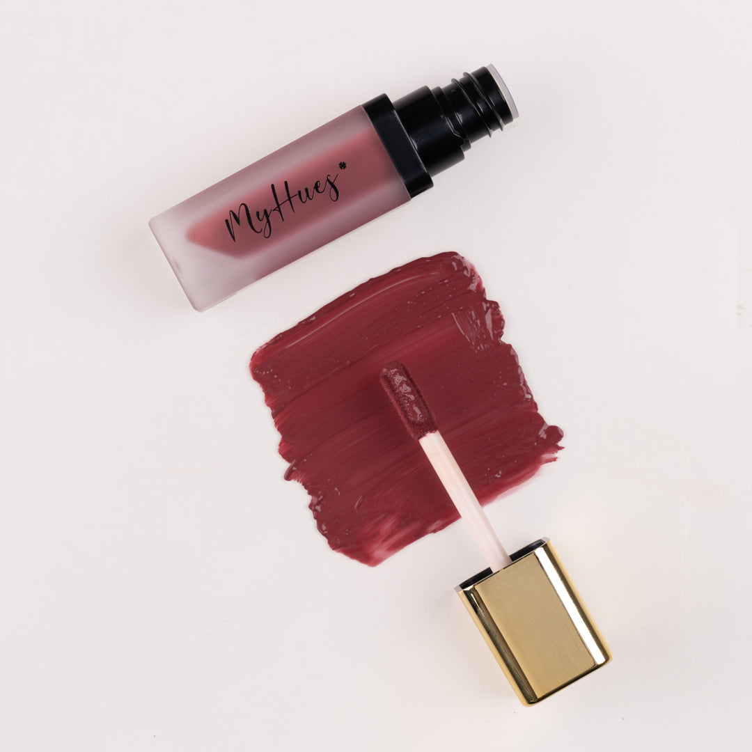 Lip Comfort Matte Liquid Lipstick Gulkand (Muted Berry Pink)
