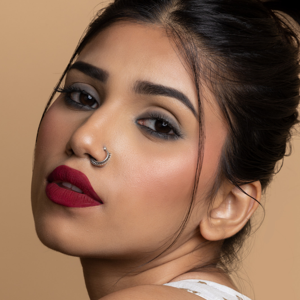 best burgundy lipstick for fair skin tone - myhues fuljhadi lip shade